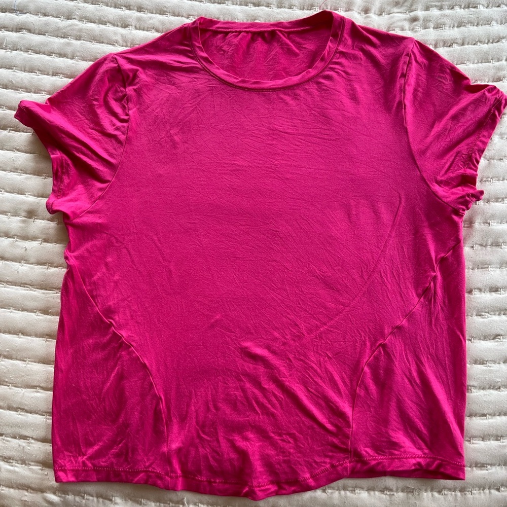 BuffBunny pink crush Halo baby tee xl